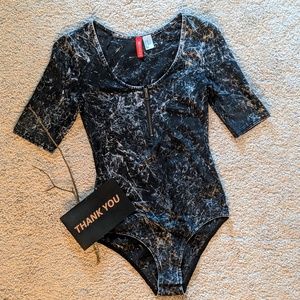 NWOT H&M Marble Bodysuit